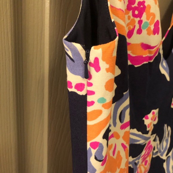 NWOT Lilly Pulitzer “Bright Navy Pom Poms” dress - Picture 3 of 5